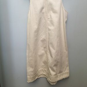 White denim dress
